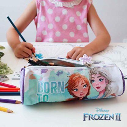 Zaino Frozen Bimba 3D, scacchetto e astuccio