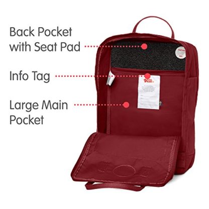 Fjällräven Kånken Zaino Rosso