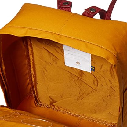 Fjällräven Kånken Zaino Giallo e rosso