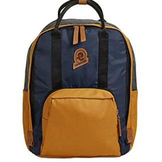 Invicta Zaino SHYLLA COLOR, Blu/Senape – Tasca porta PC fino a 13” &